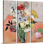 Roses and Anemones, 1890 (oil on canvas)