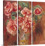 Roses in a Vase, c.1890 (oil on canvas)