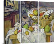 Still life with basket, 1888 90 (oil on canvas)
