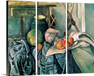 Still Life with Pitcher and Aubergines (oil on canvas)