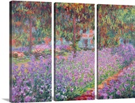 The Artists Garden at Giverny, 1900 (oil on canvas)