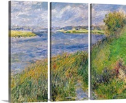 The Banks of the Seine, Champrosay, 1876 (oil on canvas)