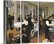 The Cotton Exchange, New Orleans, 1873 (oil on canvas)