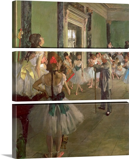 The Dancing Class, c.1873 76 (oil on canvas)