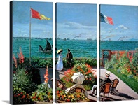 The Terrace at Sainte Adresse, 1867 (oil on canvas)