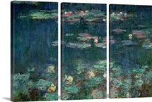 Waterlilies: Green Reflections, 1914 18 (right section)
