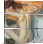 Woman combing her hair, c.1886 (pastel)