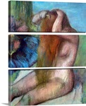 Woman doing her Hair, c.1895 (pastel)