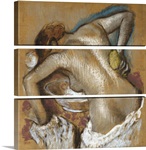 Woman Washing Her Back with a Sponge, c.1888-92 (pastel on buff paper)
