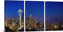 Image of Seattle Skyline in morning hours.