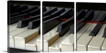 Piano keyboard.