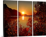 Sunset in Ersfjordbotn.