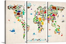 Animal World Map