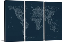 City Names World Map