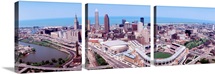 Aerial Jacobs Field Cleveland OH
