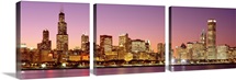 Dusk Skyline Chicago IL