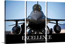 Motivational Poster: Air Force Poster: U.S. Air Force crew chiefs do pre-flight checks