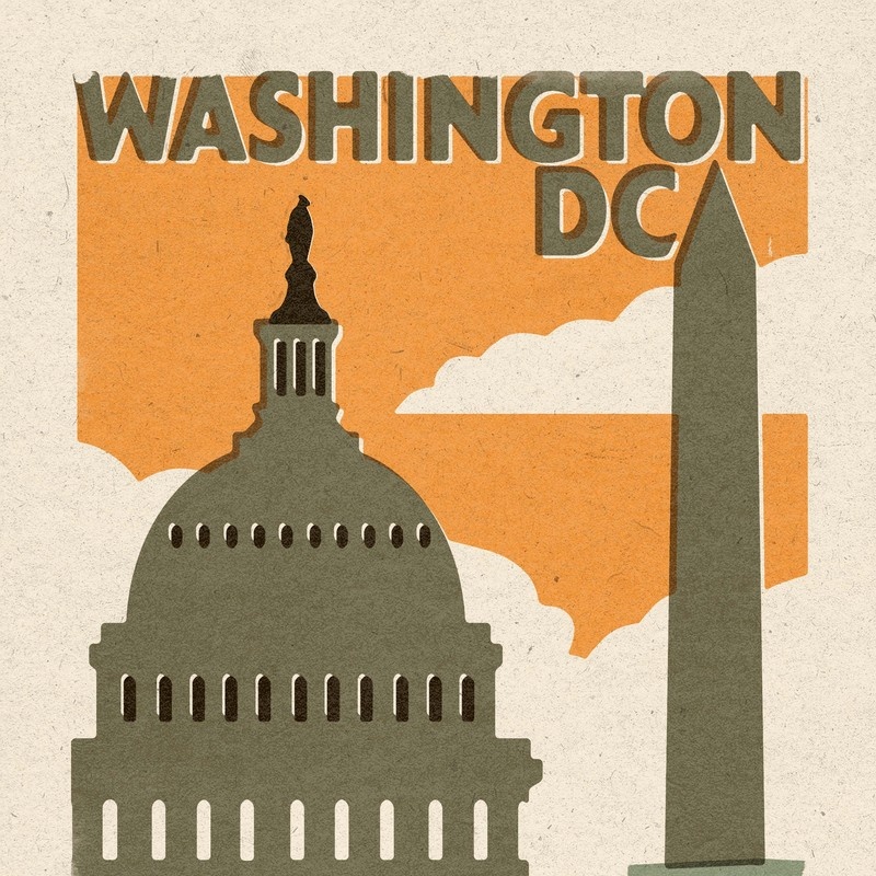 Washington DC Wall Art & Canvas Prints | Washington DC Panoramic Photos ...