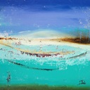 Aqua Wall Art Canvas Art Prints | Aqua Wall Art Panoramic Photos