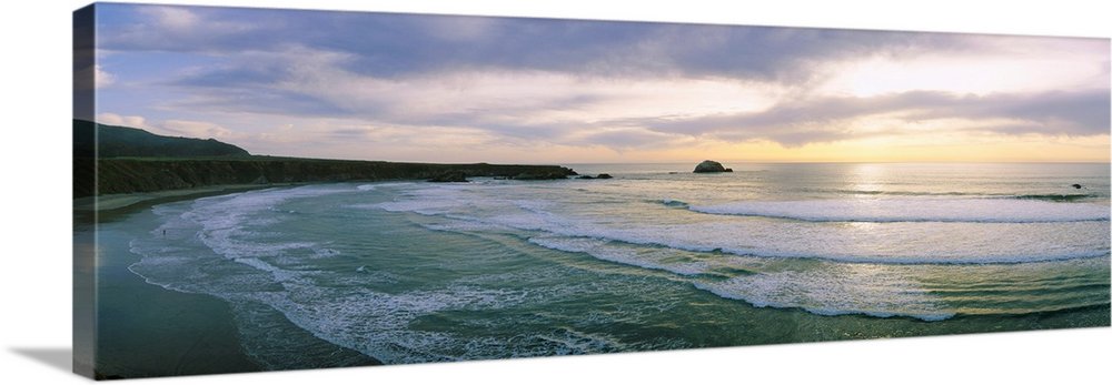 Sunset over the ocean, Big Sur, California