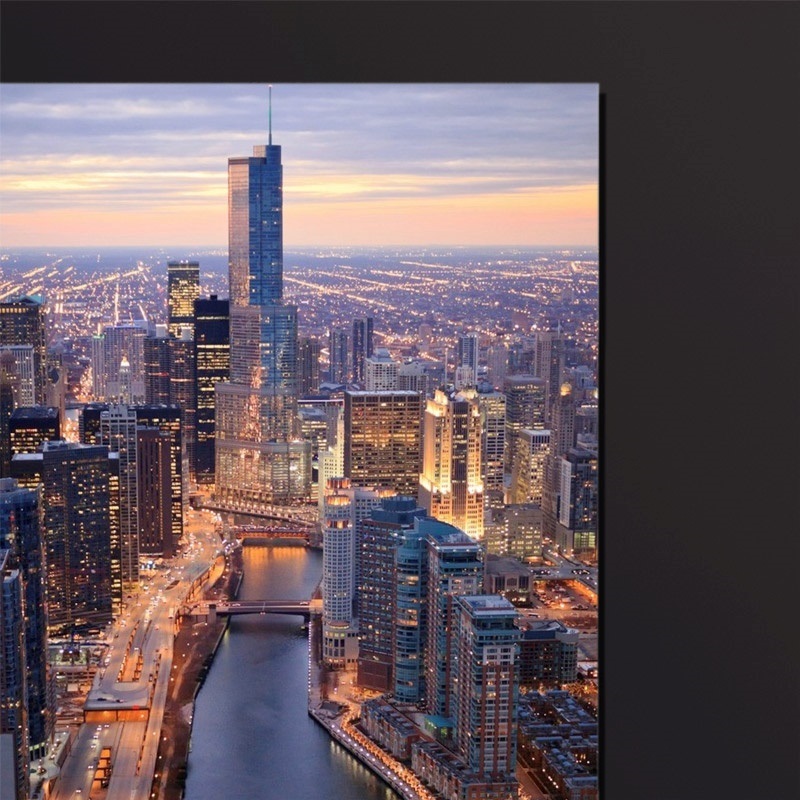 Close up photograph of a photo paper print