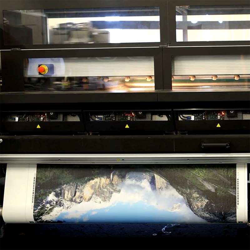 Close up photograph of a paper printer