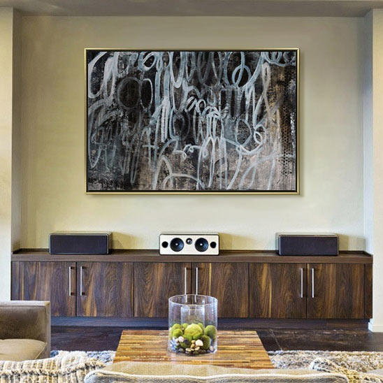 Graphic Abstract Print for a Contemporary Living Room