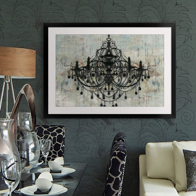 Elegant Wall Art in a Glam Room