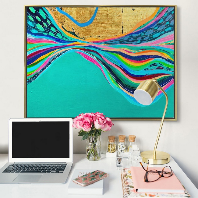 Abstract office canvas art