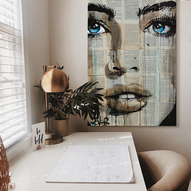 Contemporary Portrait Print for the Office