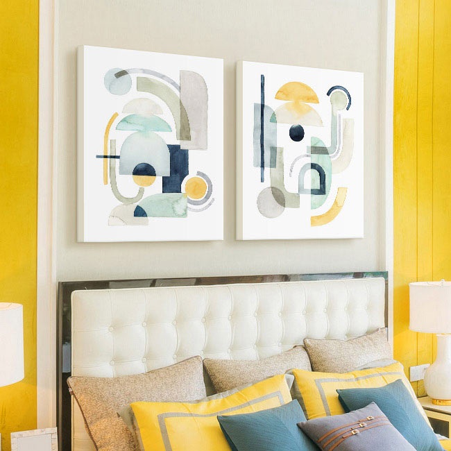 Retro Modern Wall Art for the Bedroom