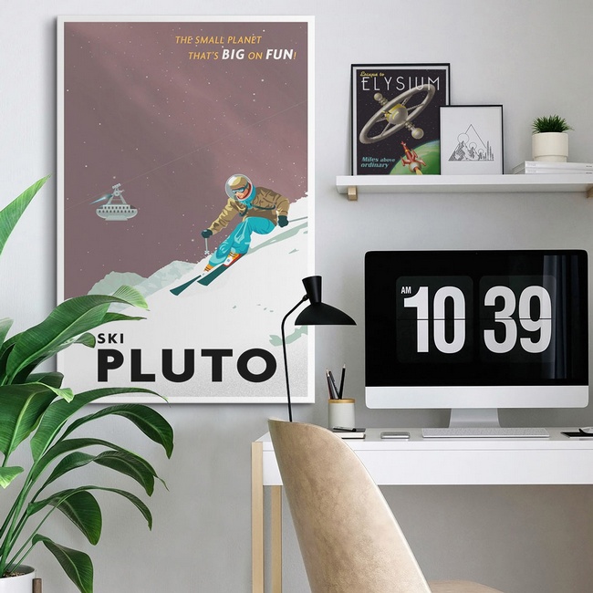 Retro Travel Art for a Modern Office