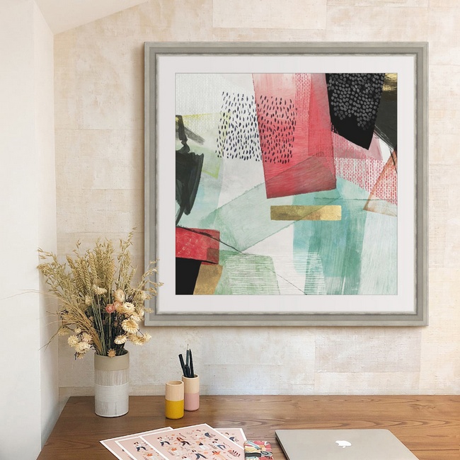Modern Abstract Print for a Traditional Office