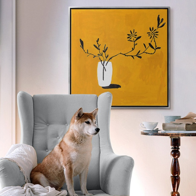 Contemporary Still Life Print for a Traditional Living Room
