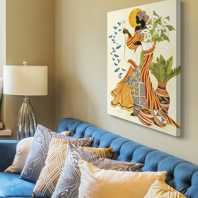Colorful Figurative Art in a Glam Space