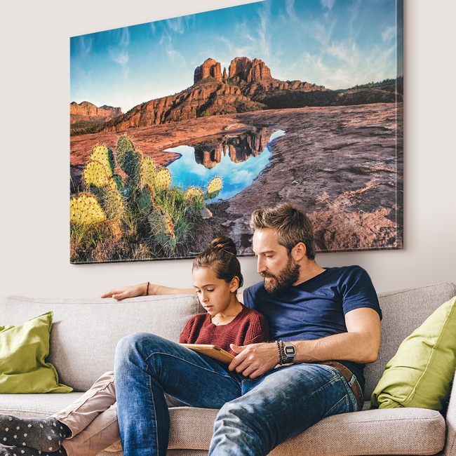 Landscape Photography in a Modern and Cozy Space