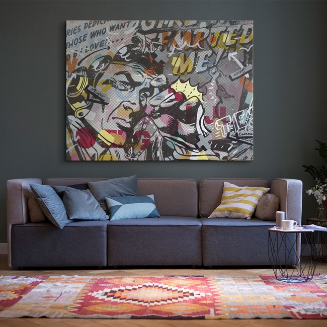 Blam! Lichtenstein Inspired Pop Art