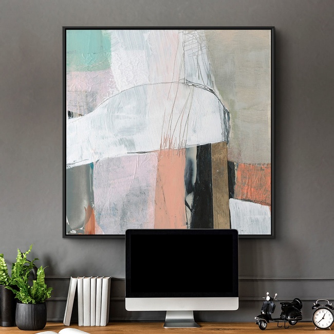 Contemporary Abstart Art for the Minimalist Office