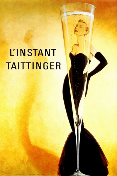 L'Instant Taittinger, Vintage Poster