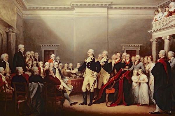The Resignation of George Washington on 23rd December 1783, c.1822