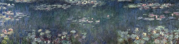 Waterlilies: Green Reflections, 1914 18 (left and right section)