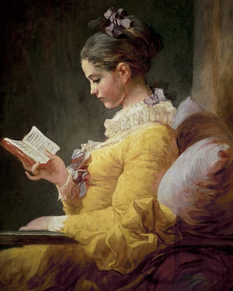 Young Girl Reading, c.1776