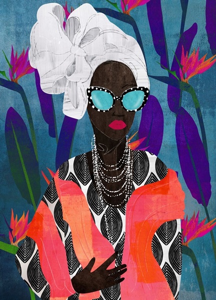 Modern Turban Woman 5