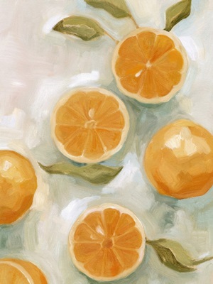 Fresh Citrus VI by Emma Scarvey