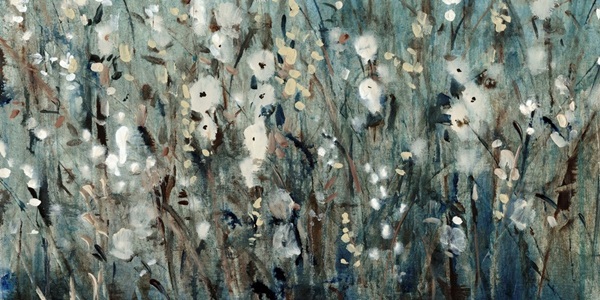 White Blooms with Navy I