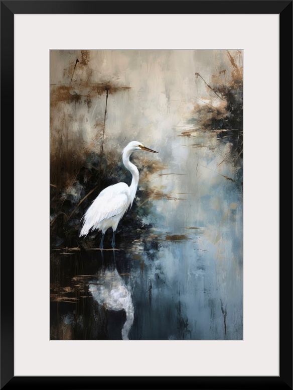 Egret In Lake