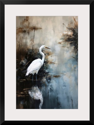 Egret In Lake