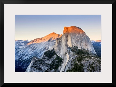 Half Dome at sunset from Glacier Point, Yosemite National Park, California