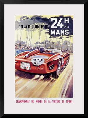 24 H du Mans, Championnat Du Monde, Vintage Poster