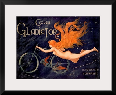 Cycles Gladiator by Georges Massias, Vintage Poster